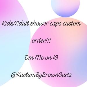 Kids& Adult shower caps